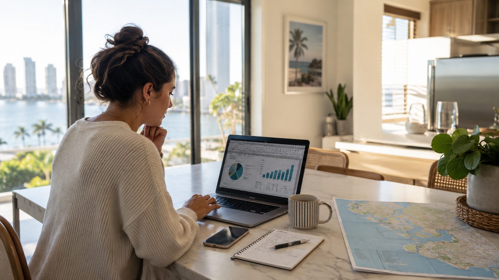 Tampa Bay young adult creating a smart home buying and selling budget.